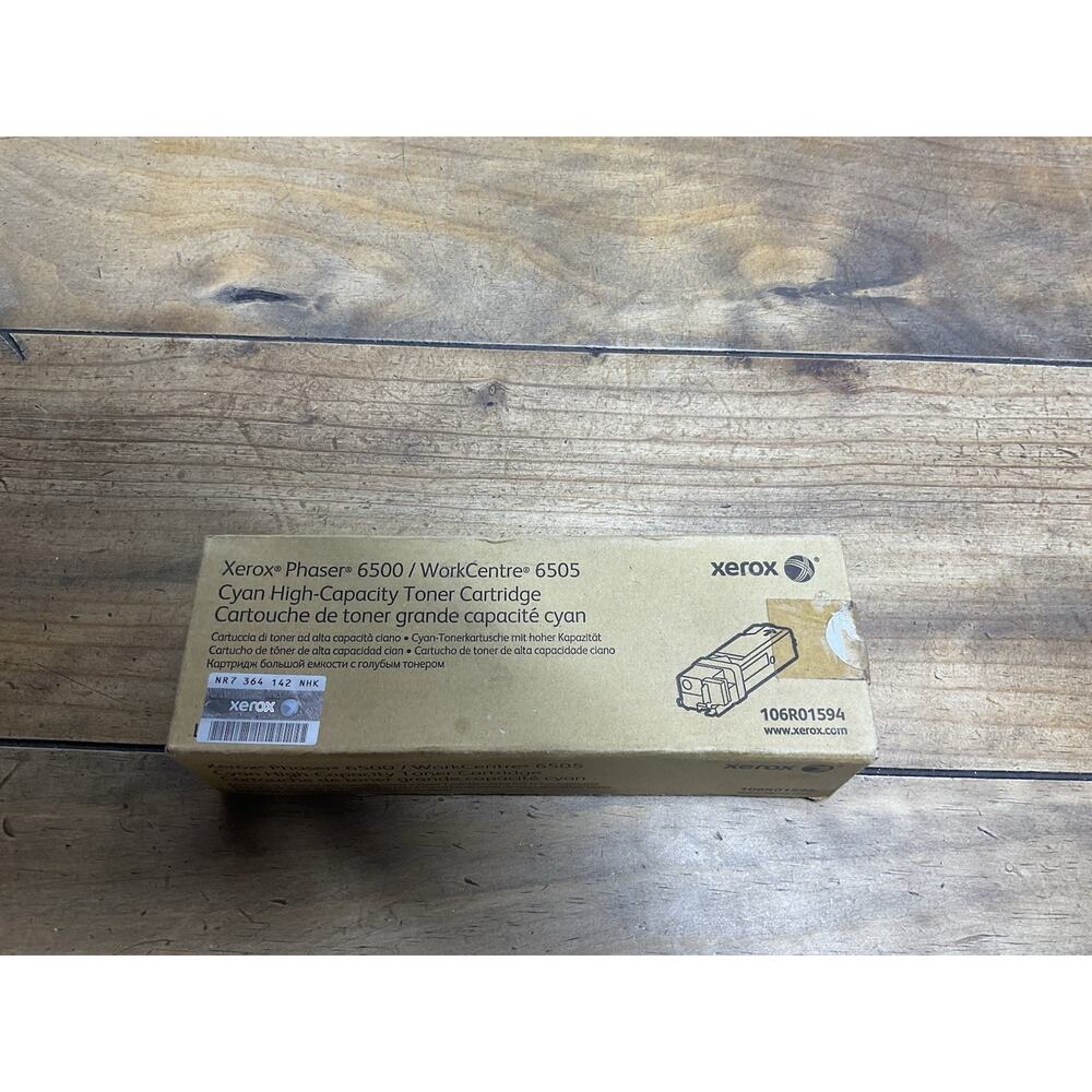 NEW OEM - XEROX 106R01594 CYAN Toner Phaser 6500 WorkCentre 6505 - Sealed Box